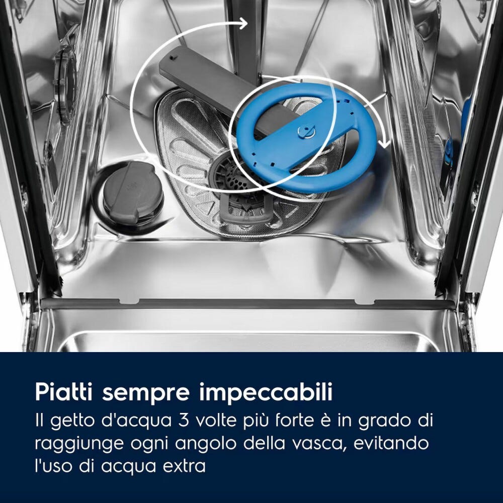 Electrolux EES68605L Serie 600 SatelliteClean Lavastoviglie integrata totale cm. 60 - 14 coperti