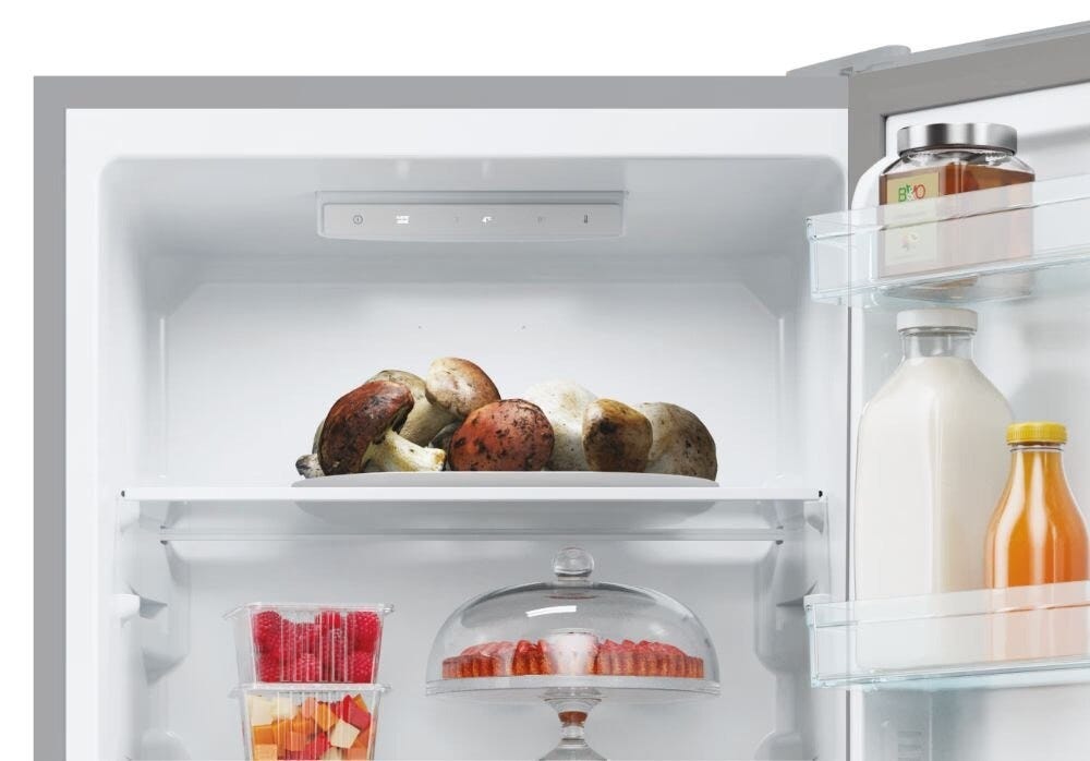 Candy CCT3L517ES Frigorifero con congelatore a libera installazione - cm. 55 h 176 - lt. 260 - inox