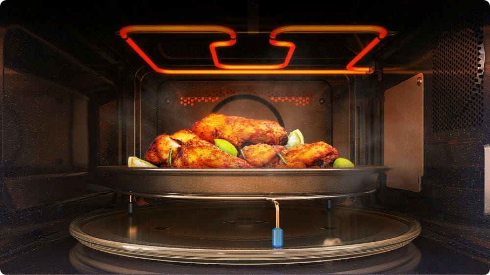 Samsung MC32DG7646KKE1 Bespoke Forno microonde con wifi cm. 52 - nero