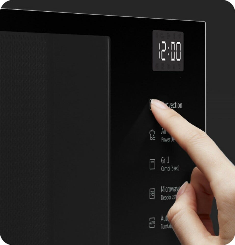 Samsung MC32DG7646KKE1 Bespoke Forno microonde con wifi cm. 52 - nero