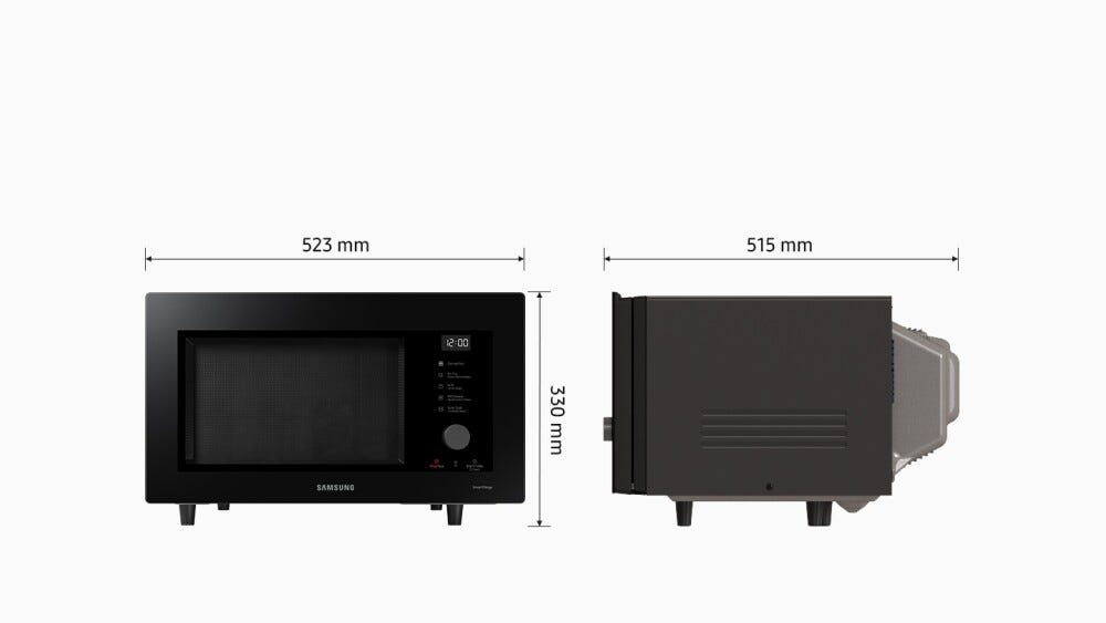 Samsung MC32DG7646KKE1 Bespoke Forno microonde con wifi cm. 52 - nero