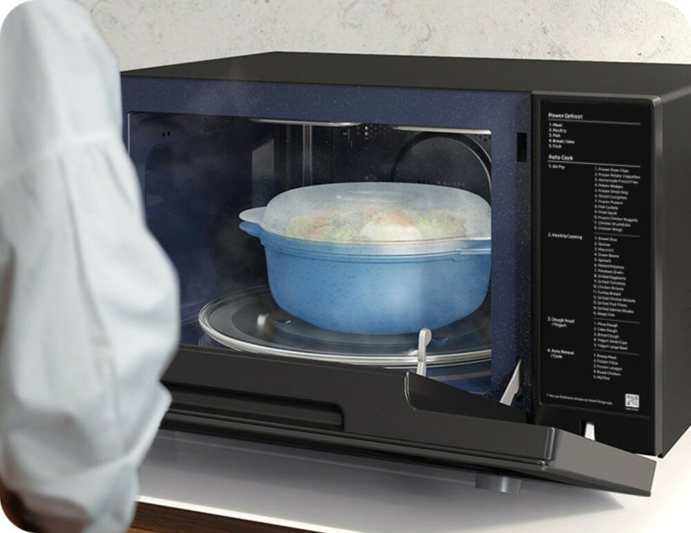 Samsung MC32DG7646KKE1 Bespoke Forno microonde con wifi cm. 52 - nero