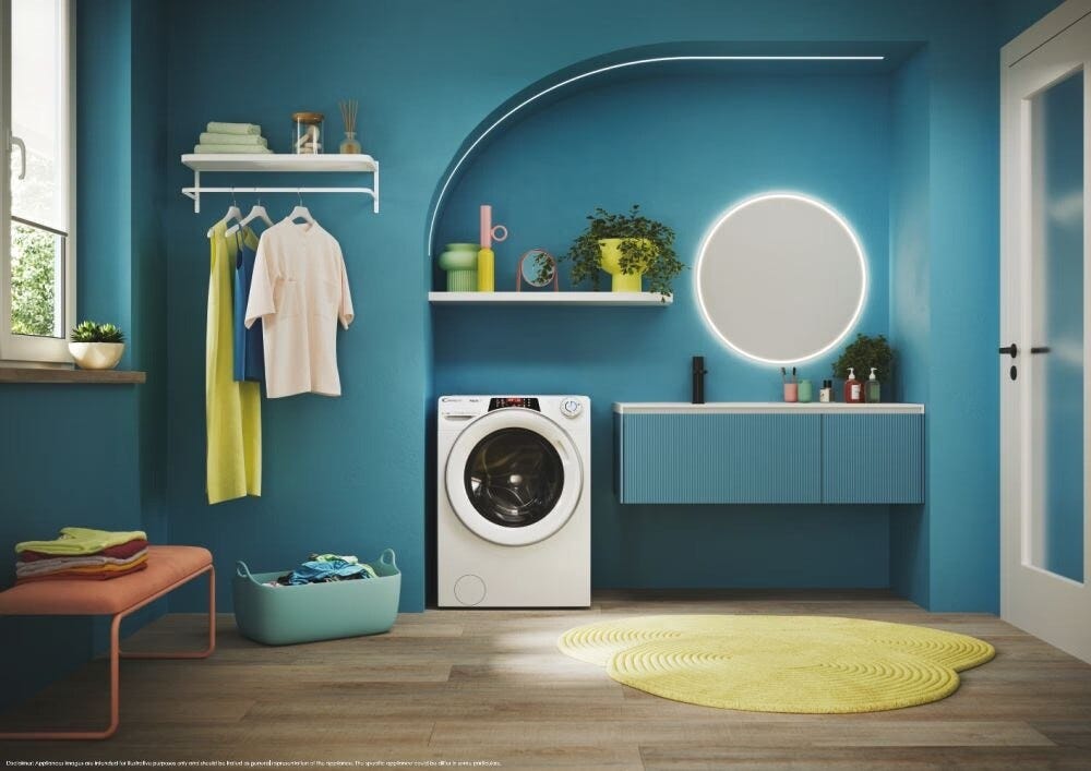 Candy ROW51066DWMST-S Lavasciuga cm. 60 - lavaggio 10 kg - asciugatura 6 kg - bianco