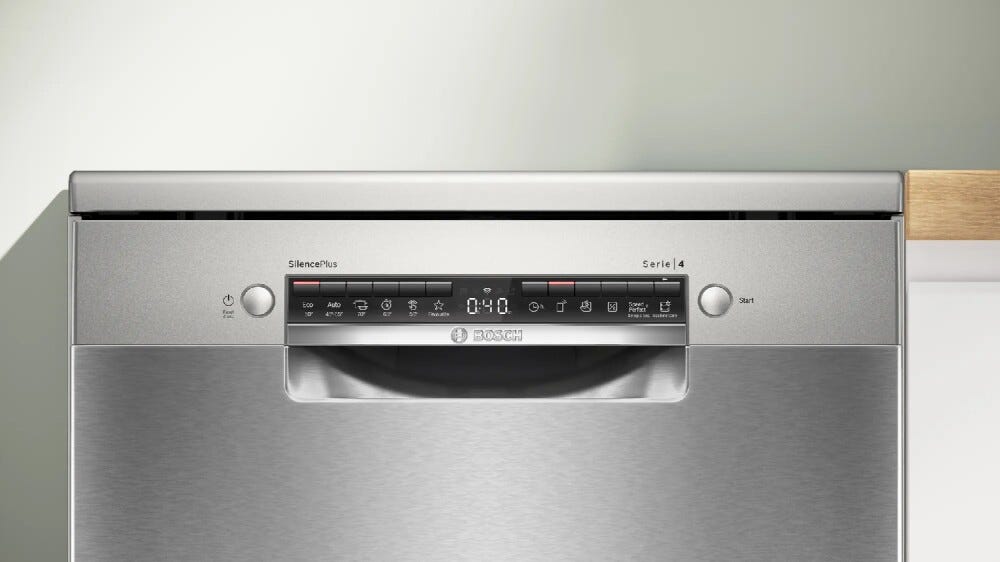 Bosch SMS4EVI00E 4 Lavastoviglie a libera installazione cm. 60 - 14 coperti - argento