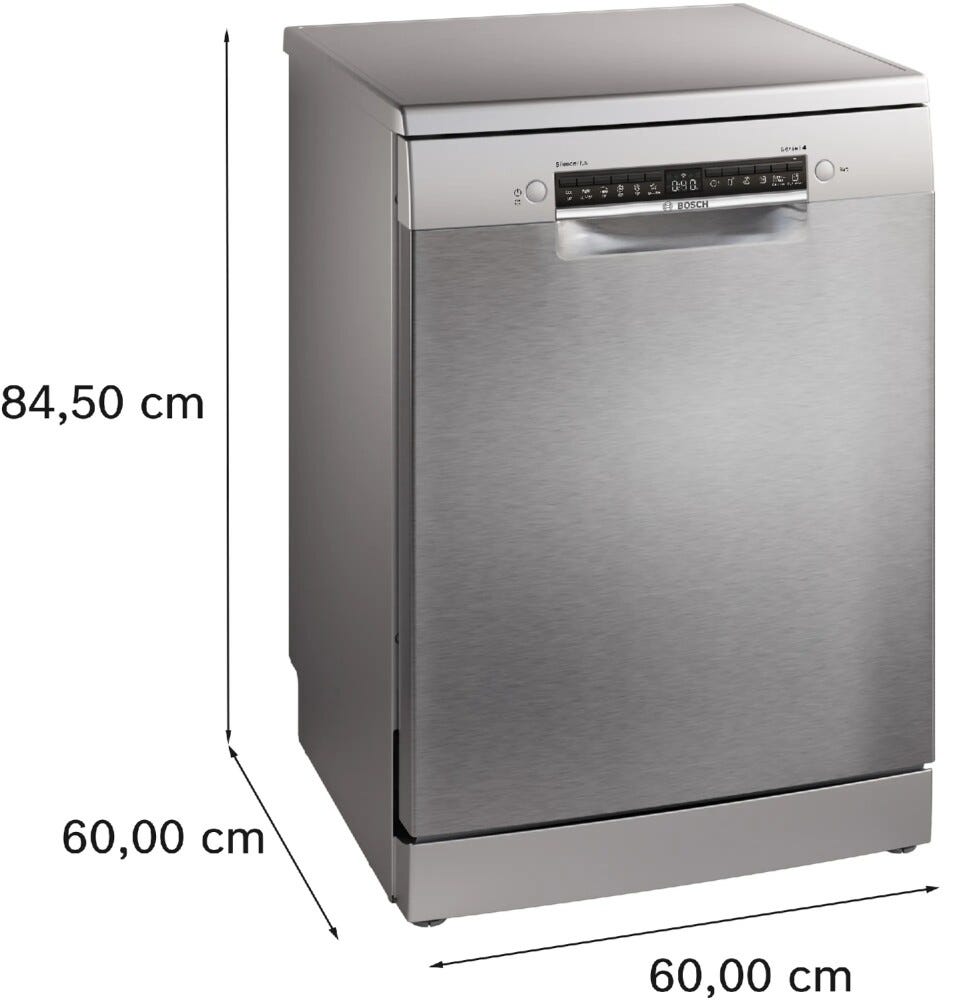 Bosch SMS4EVI00E 4 Lavastoviglie a libera installazione cm. 60 - 14 coperti - argento