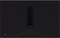 AEG NCP84C01AZ Piano ad induzione con cappa integrata 83 cm, SaphirMatt, Hob2Hood, vetroceramica nero