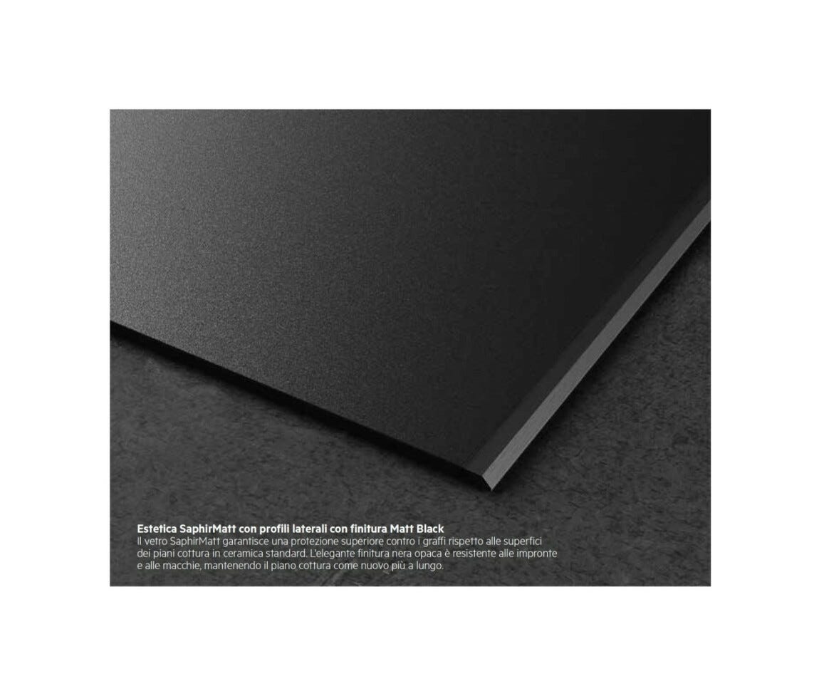 AEG NCP84C01AZ Piano ad induzione con cappa integrata 83 cm, SaphirMatt, Hob2Hood, vetroceramica nero