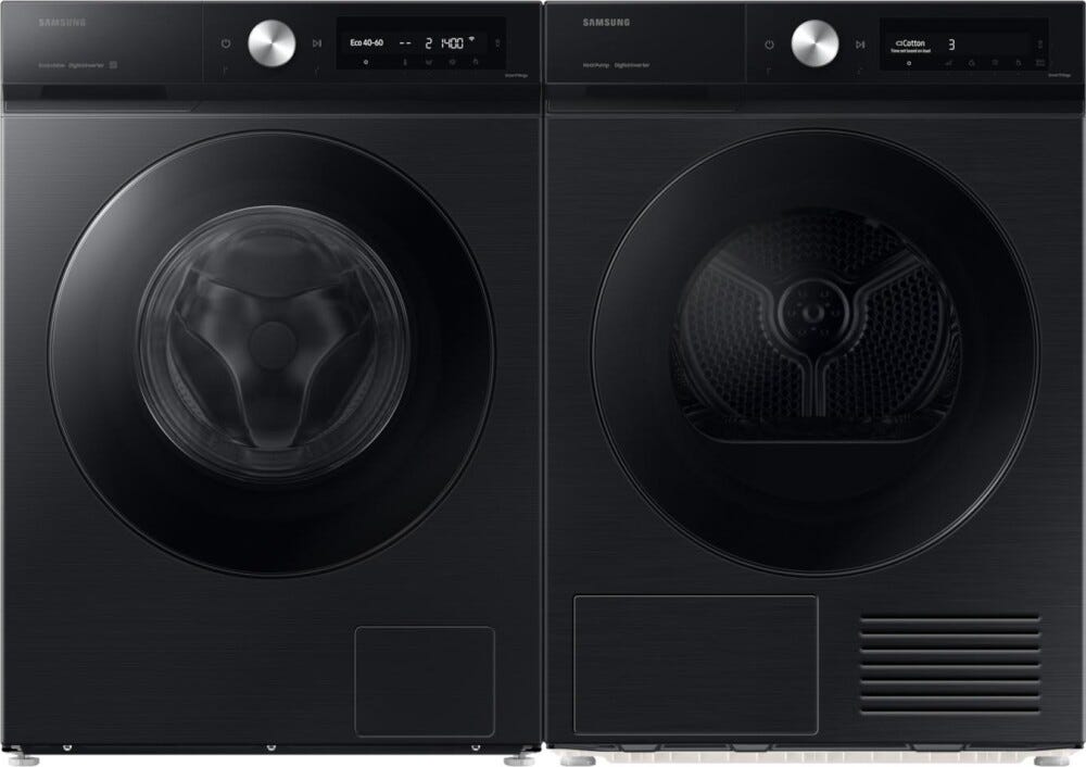 Samsung WW90DB7U94GBU3 Bespoke AI™ Lavatrice cm. 60 - capacità 9 kg - nero