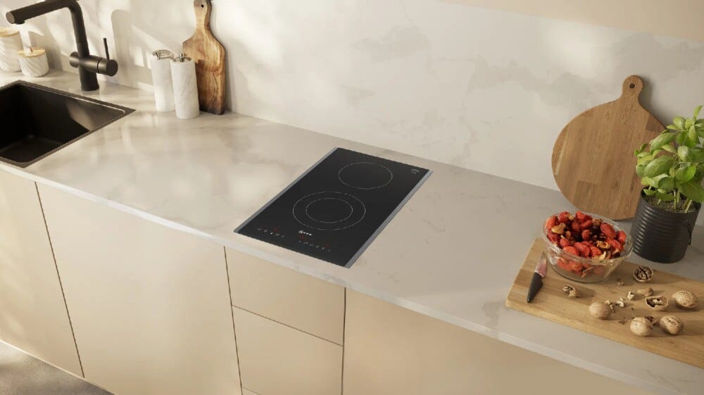 Neff T13TDF9L8 N 70 Piano cottura elettrico domino cm. 32 - vetroceramica nero
