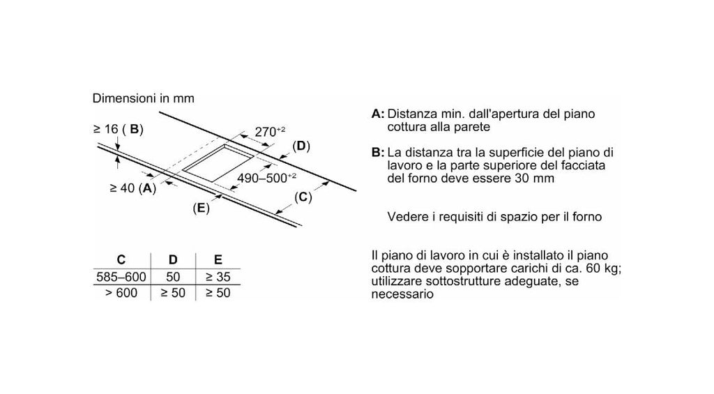 Neff T63TDX1L0 N 70 Piano cottura a induzione cm. 32 - vetroceramica nero