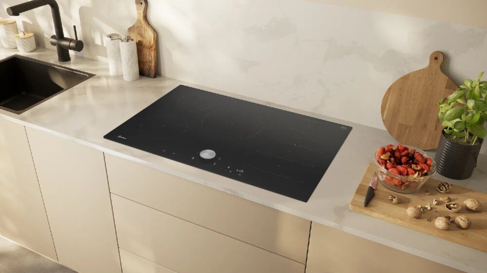 Neff T68FTV4L0 N 90 Piano cottura a induzione cm. 80 - vetroceramica nero