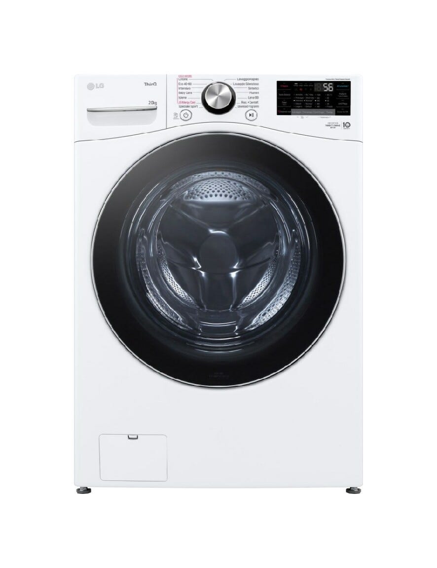 LG F0P3020TSWC Serie P3 Lavatrice cm. 70 - capacità 20 kg - bianco