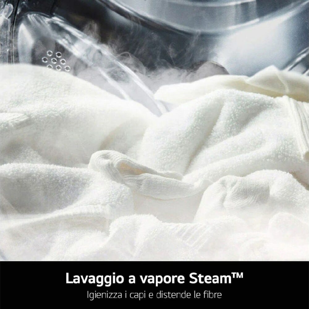 LG F0P3020TSWC Serie P3 Lavatrice cm. 70 - capacità 20 kg - bianco