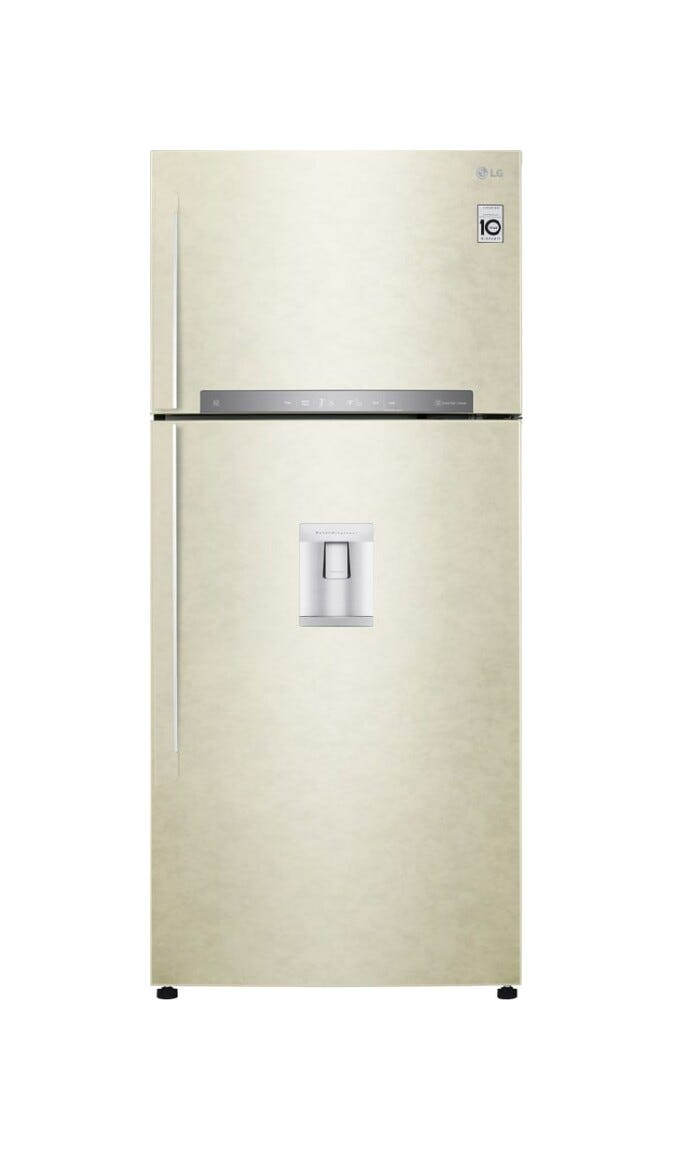 LG GTF744SEPED Frigorifero con congelatore a libera installazione - cm. 78 h. 180 - lt. 509 - sabbia