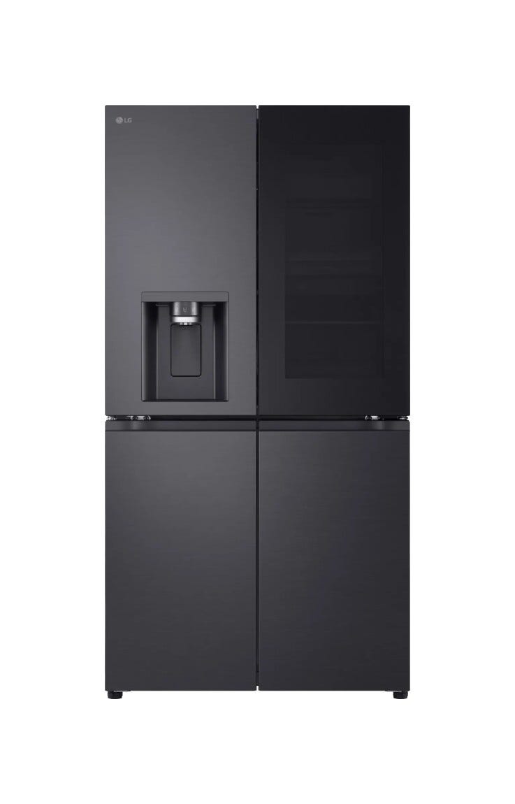 LG GMG960EVJE Frigorifero con congelatore Classe E, 638 litri, Wi-Fi ThinQ, Dispenser UVnano, Door & Linear Cooling, Metal Fresh, No Frost