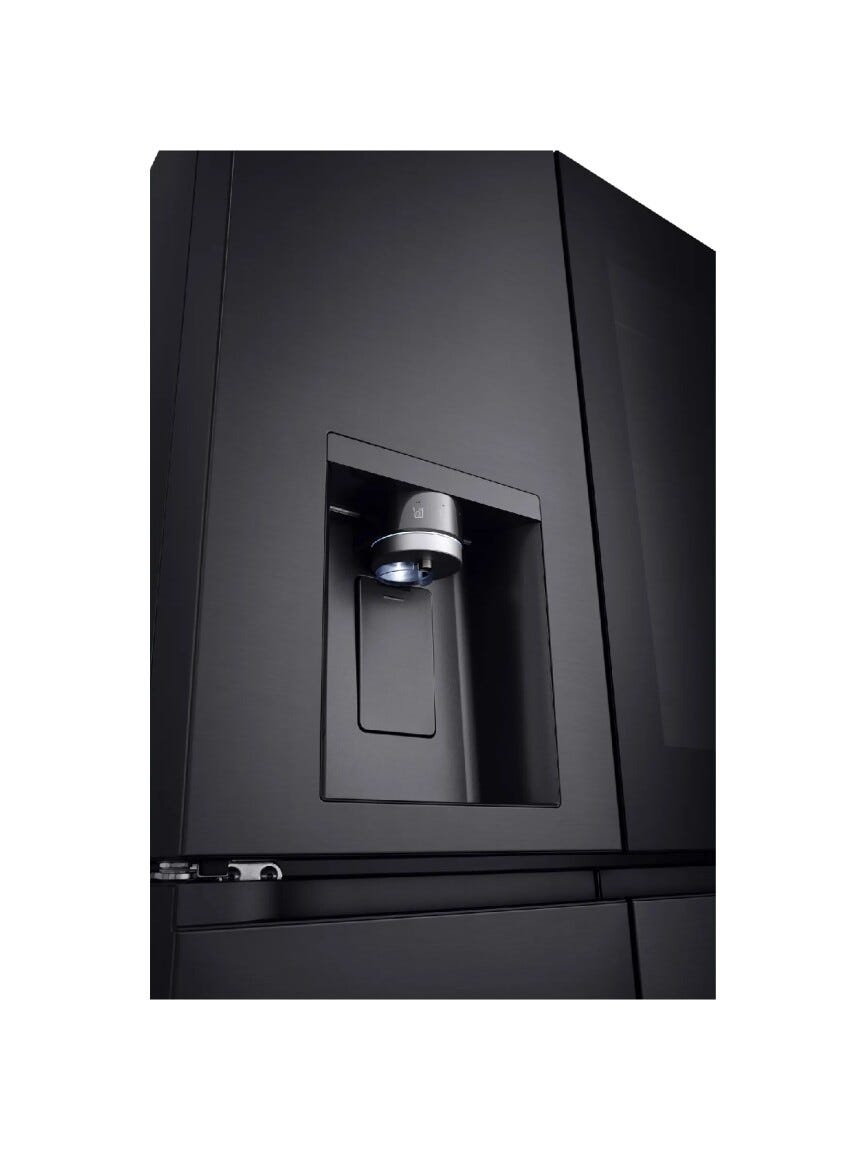 LG GMG960EVJE Frigorifero con congelatore Classe E, 638 litri, Wi-Fi ThinQ, Dispenser UVnano, Door & Linear Cooling, Metal Fresh, No Frost