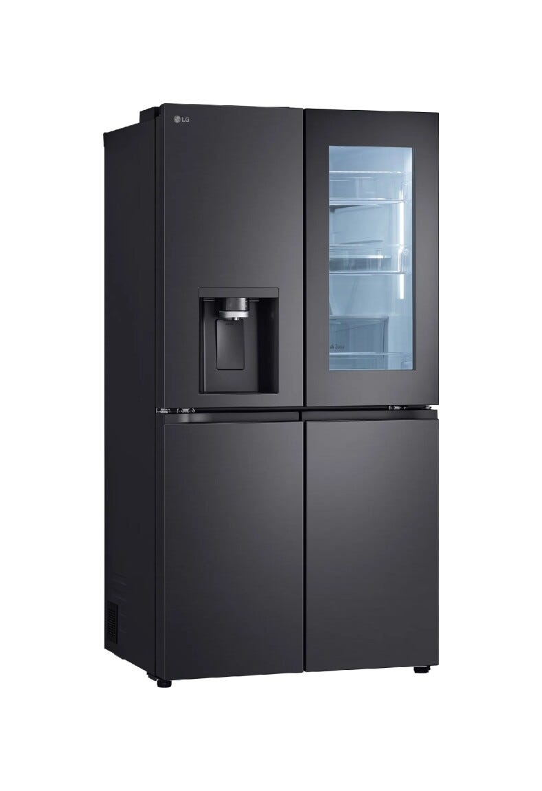 LG GMG960EVJE Frigorifero con congelatore Classe E, 638 litri, Wi-Fi ThinQ, Dispenser UVnano, Door & Linear Cooling, Metal Fresh, No Frost