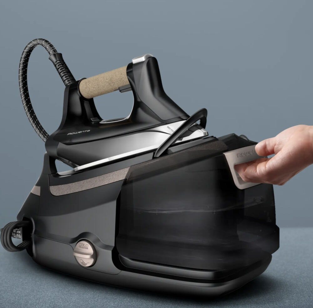 Rowenta DG9661F0 Eco Steam Pro Ferro da stiro con caldaia a vapore - nero