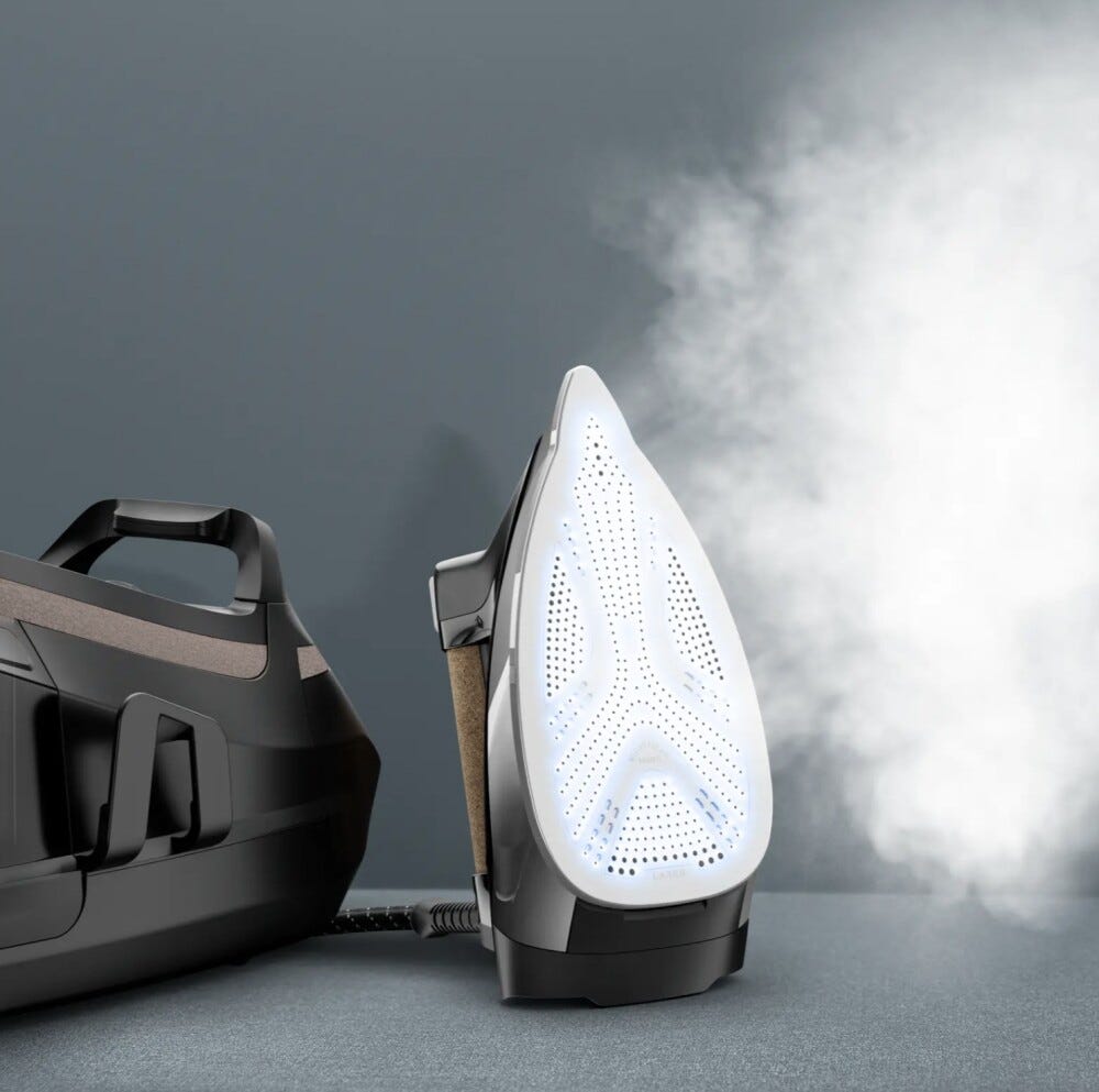 Rowenta DG9661F0 Eco Steam Pro Ferro da stiro con caldaia a vapore - nero