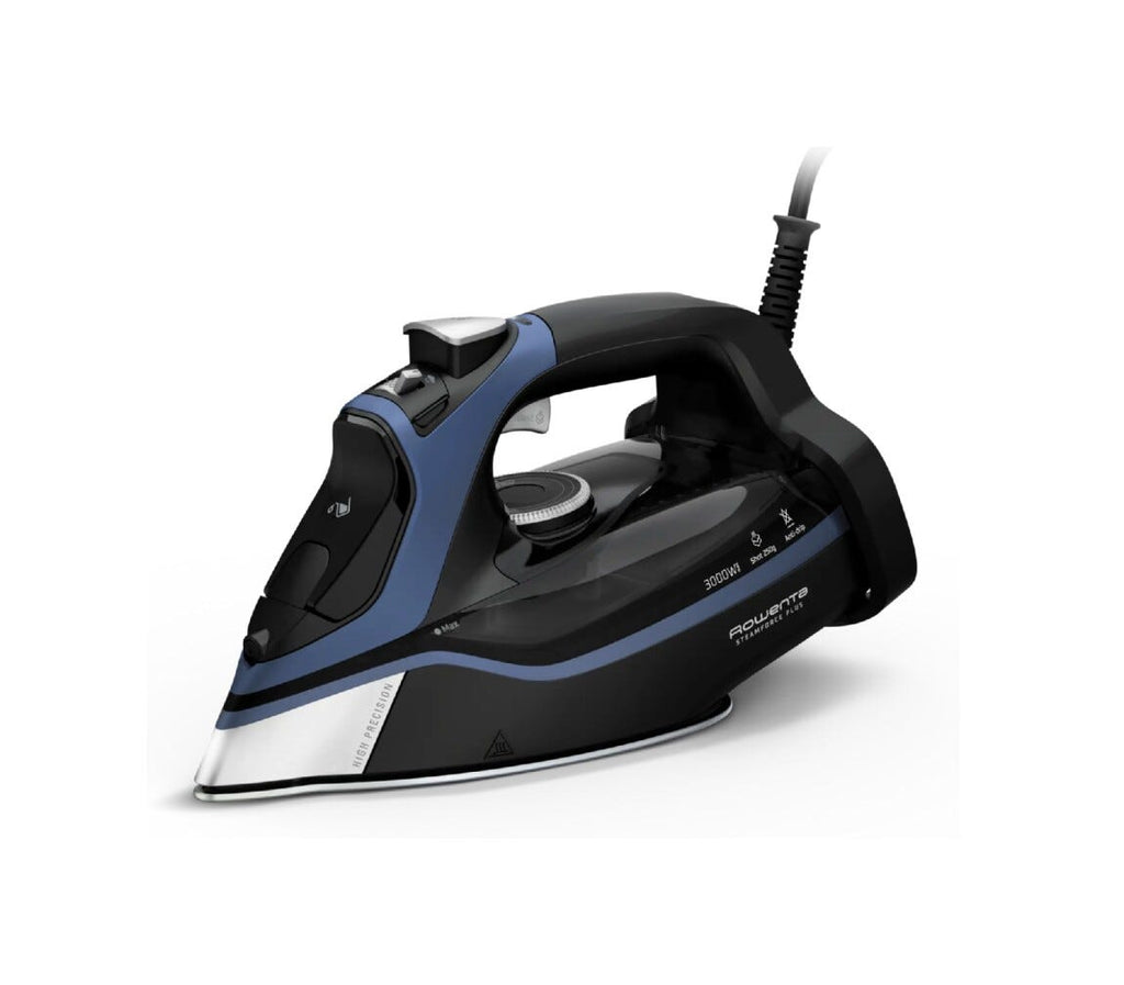 Rowenta DW9411D1 SteamForce Plus Ferro da stiro a vapore - nero/blu