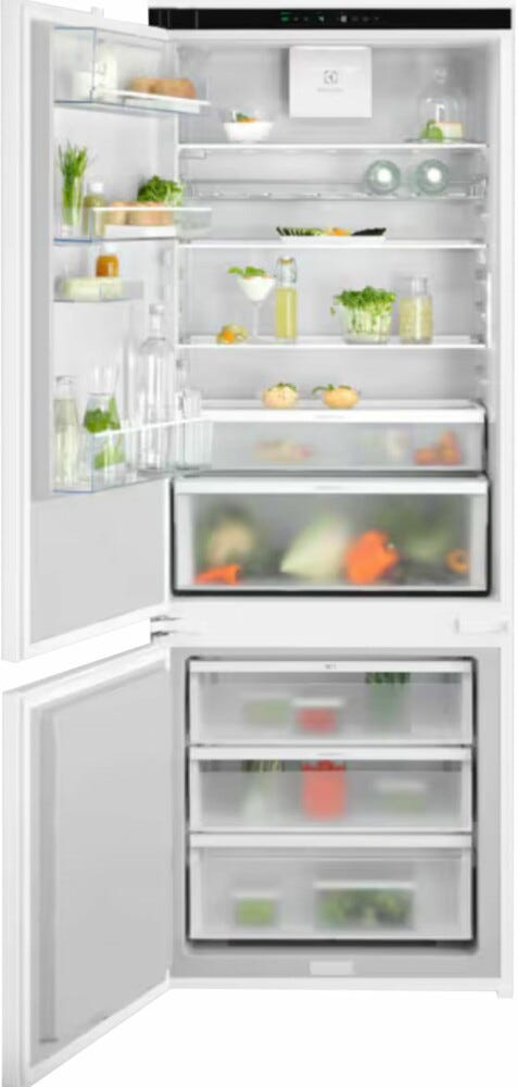 Electrolux KNR7TE75T Serie 700 GreenZone Frigorifero con congelatore da incasso cm. 70 h. 189 - lt. 376