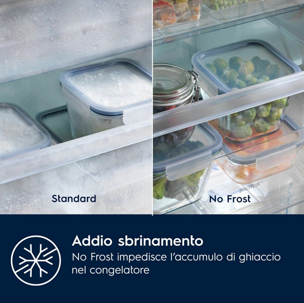 Electrolux KNR7TE75T Serie 700 GreenZone Frigorifero con congelatore da incasso cm. 70 h. 189 - lt. 376