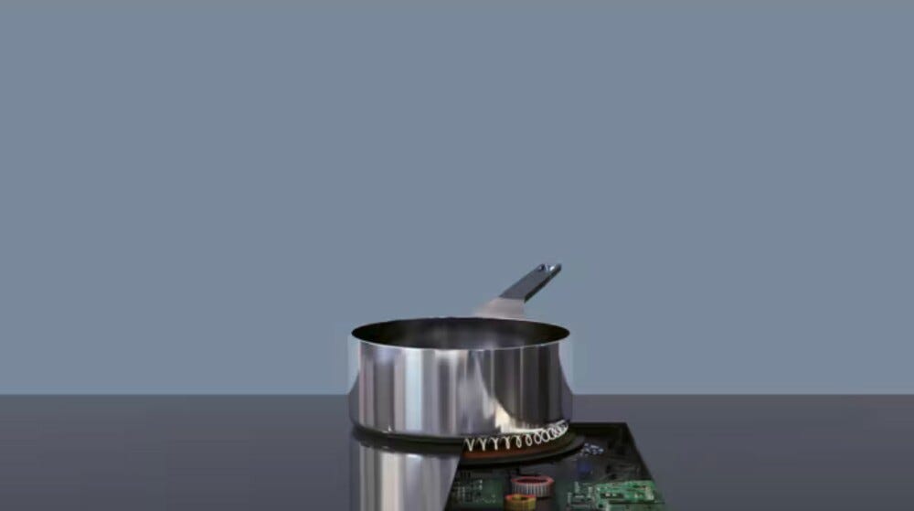 Electrolux EIS62453 Serie 700 SenseBoil Piano cottura a induzione cm. 59 - vetroceramica nero