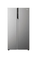 Haier HSR5918DNMP 90 Serie 5 Frigorifero con congelatore side by side - cm. 91 h 178 - lt. 528 - platinum inox