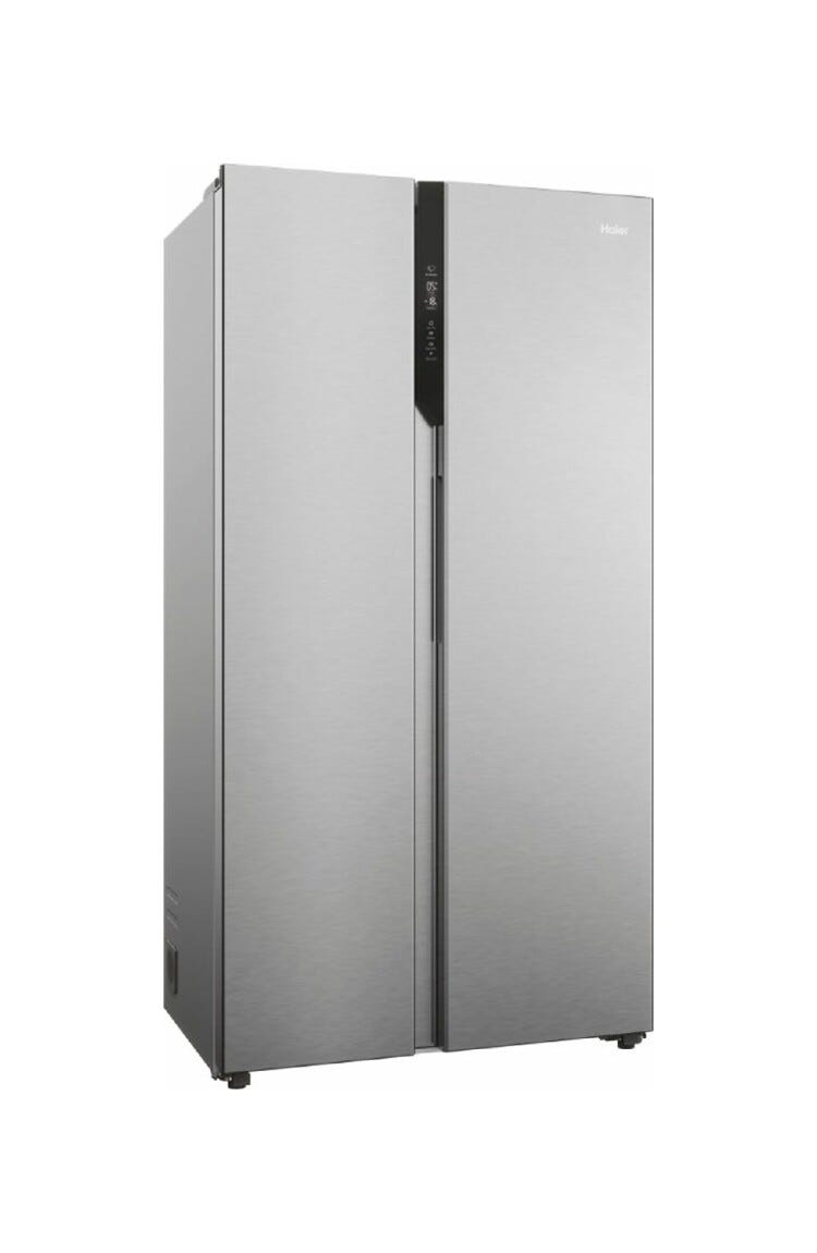 Haier HSR5918DNMP 90 Serie 5 Frigorifero con congelatore side by side - cm. 91 h 178 - lt. 528 - platinum inox