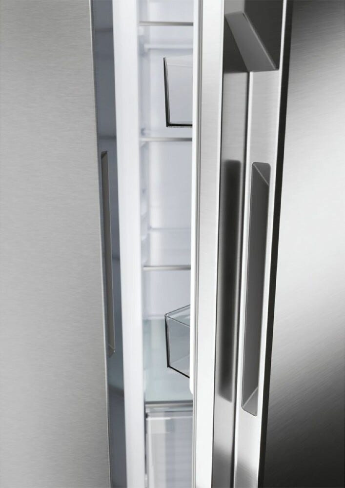 Haier HSR5918DNMP 90 Serie 5 Frigorifero con congelatore side by side - cm. 91 h 178 - lt. 528 - platinum inox
