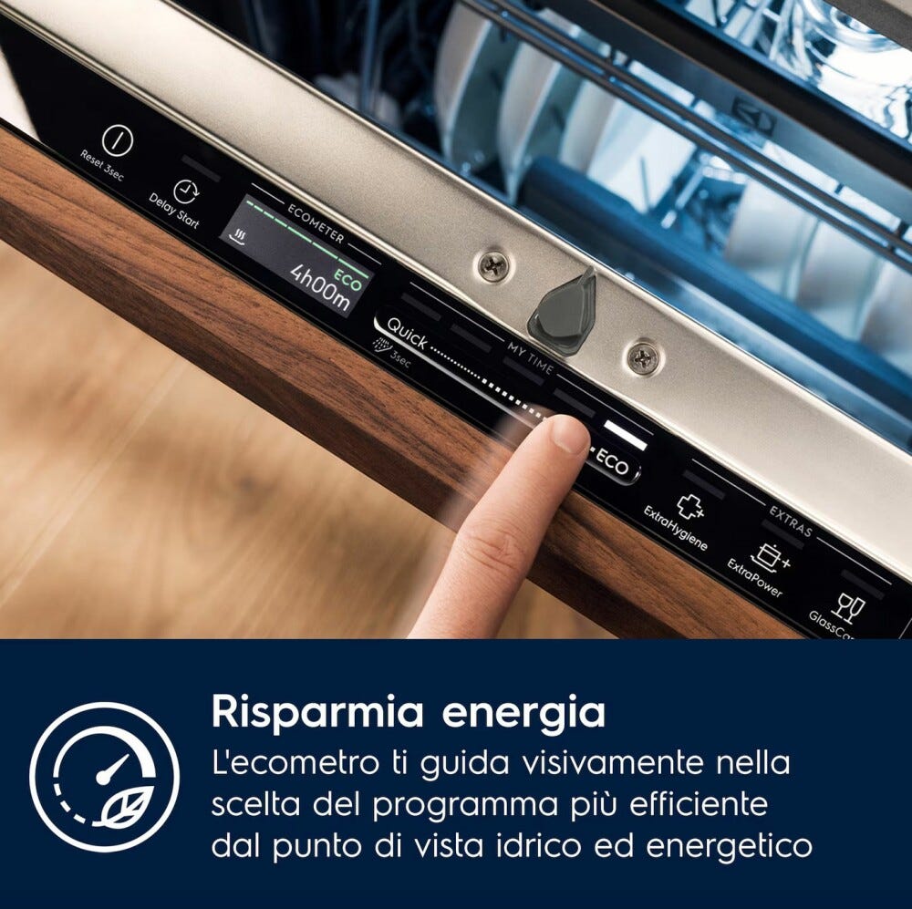 Electrolux KEGB9420L Serie 600 SatelliteClean Lavastoviglie integrata totale cm. 60 - 15 coperti - sliding