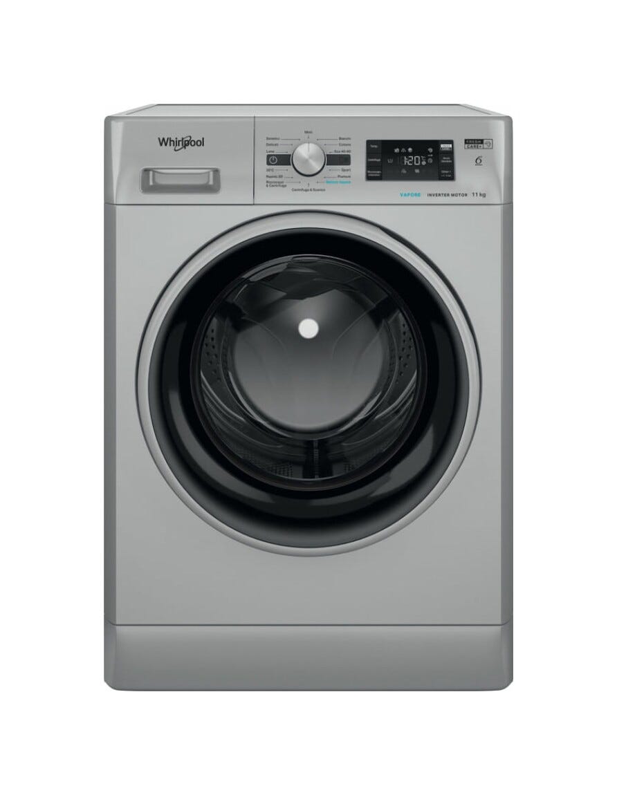 Whirlpool FFB 116 SILVER IT Lavatrice cm. 60 - capacità 11 kg - silver