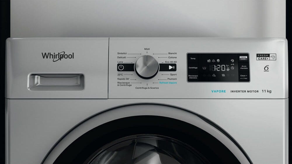 Whirlpool FFB 116 SILVER IT Lavatrice cm. 60 - capacità 11 kg - silver