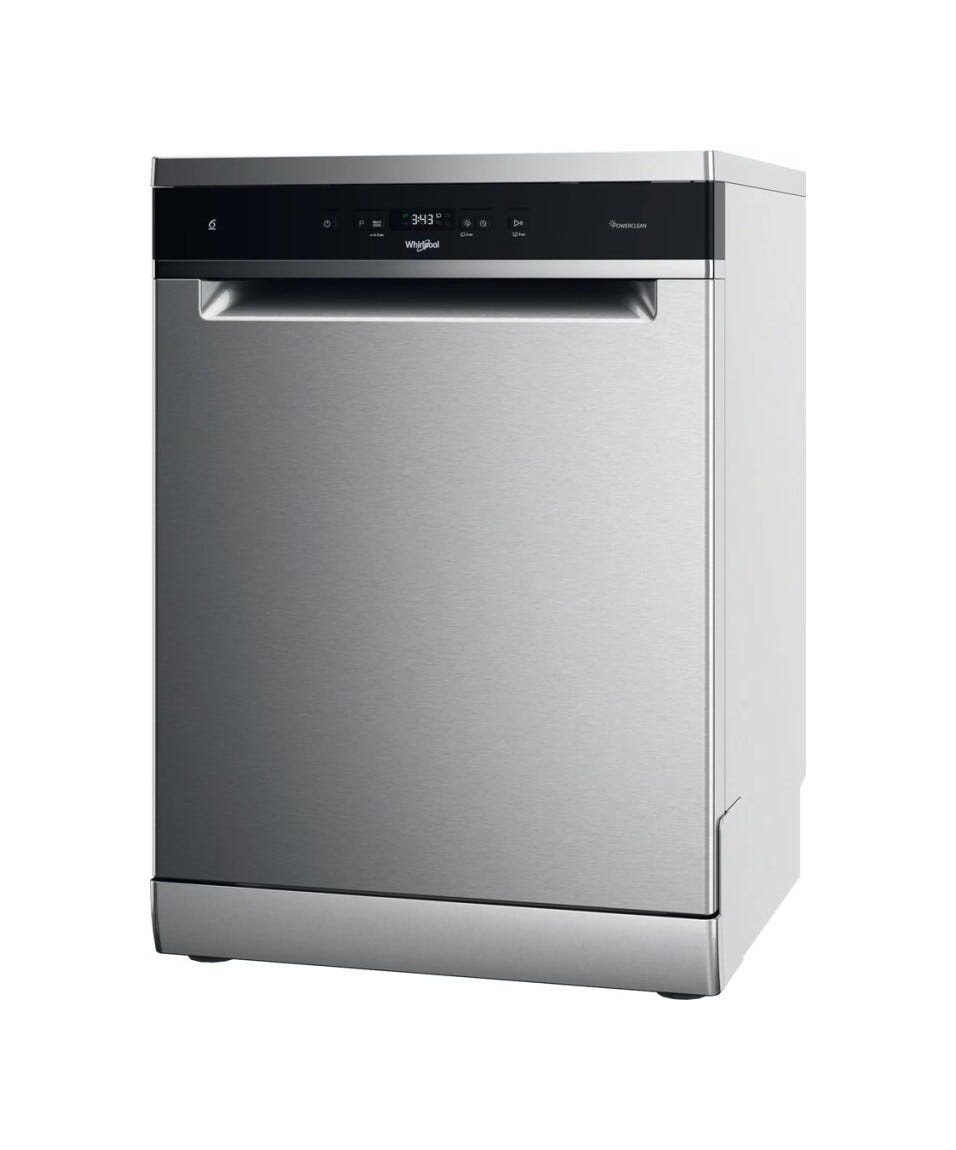 Whirlpool WFC 3C34 P X Lavastoviglie a libera installazione cm. 60 - 14 coperti - inox