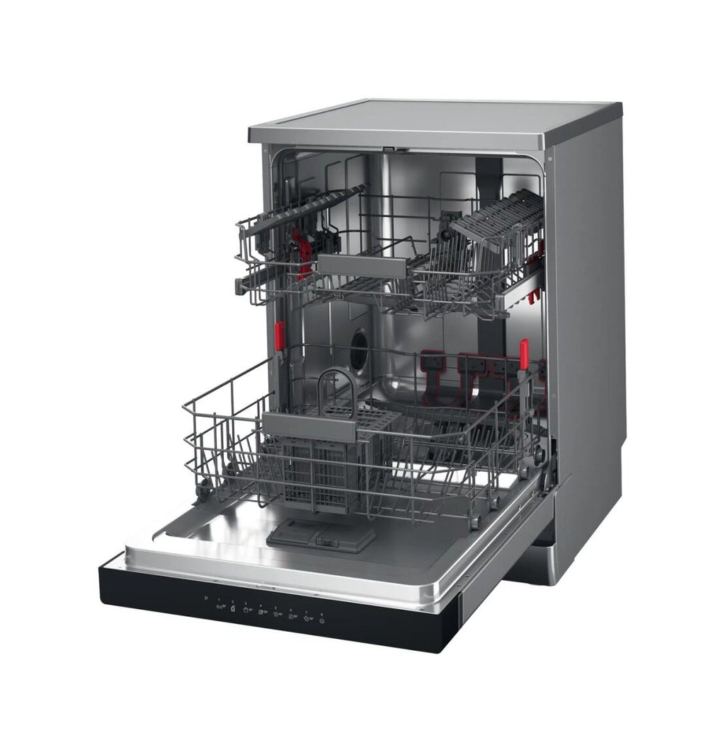 Whirlpool WFC 3C34 P X Lavastoviglie a libera installazione cm. 60 - 14 coperti - inox