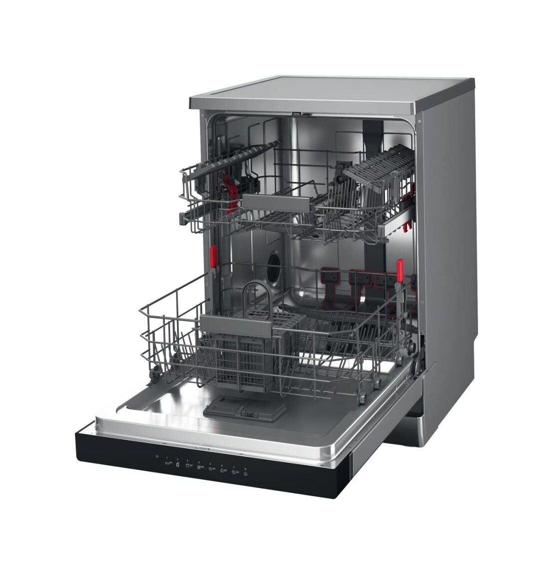 Whirlpool WFC 3C34 P X Lavastoviglie a libera installazione cm. 60 - 14 coperti - inox