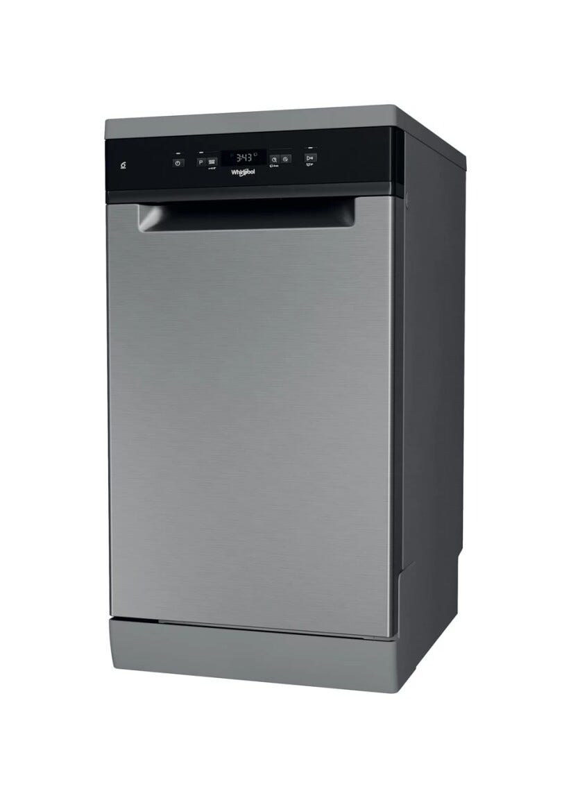 Whirlpool WSFC 3M27 X Lavastoviglie a libera installazione cm. 45 - 10 coperti - inox