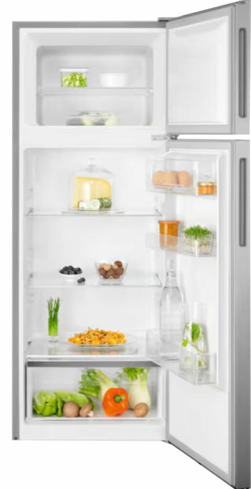 Electrolux LTB1AE24U0 Serie 500 Frigorifero con congelatore a libera installazione cm. 55 h 144 - lt. 206 - acciaio anti-impronta
