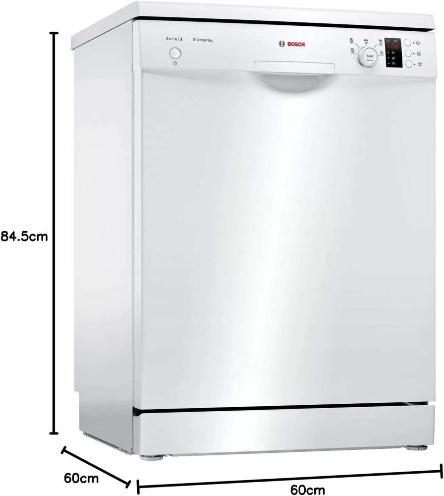 Bosch SMS25AW05E 2 Lavastoviglie a libera installazione cm. 60 - 12 coperti - bianco