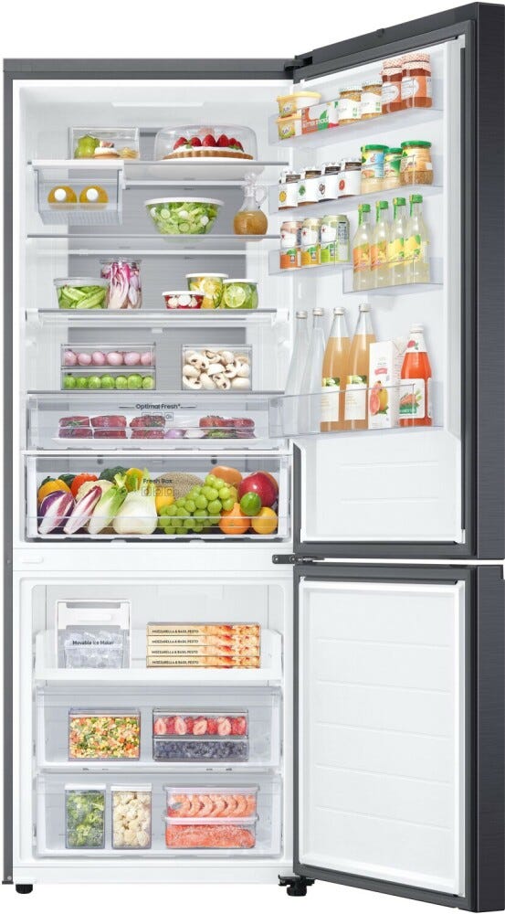 Samsung RB53DG706AB1EF Frigorifero con congelatore a libera installazione cm. 76 h. 203 - lt. 538 - antracite