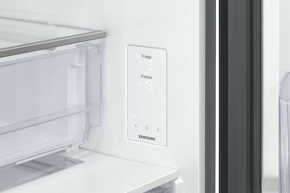 Samsung RB53DG706AB1EF Frigorifero con congelatore a libera installazione cm. 76 h. 203 - lt. 538 - antracite