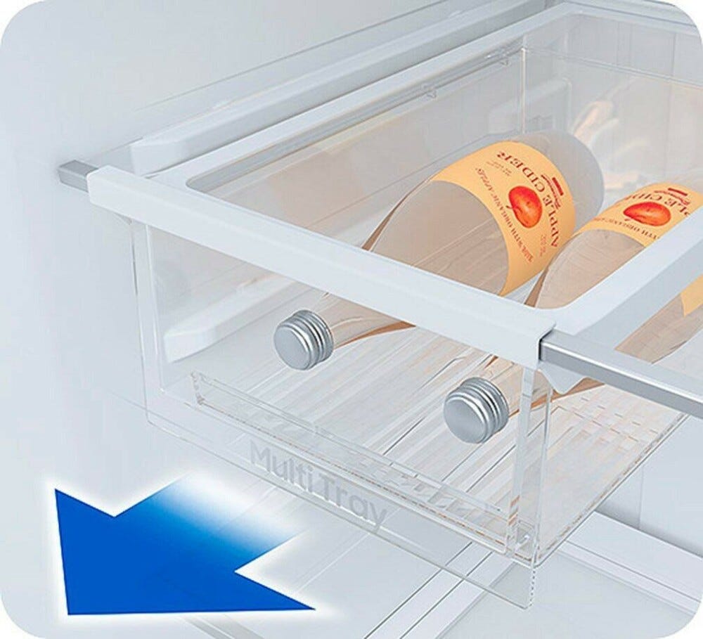 Samsung RB53DG706AB1EF Frigorifero con congelatore a libera installazione cm. 76 h. 203 - lt. 538 - antracite