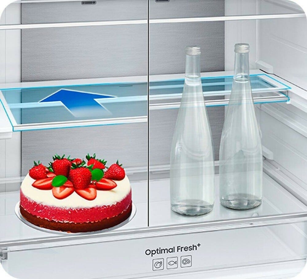 Samsung RB53DG706AB1EF Frigorifero con congelatore a libera installazione cm. 76 h. 203 - lt. 538 - antracite