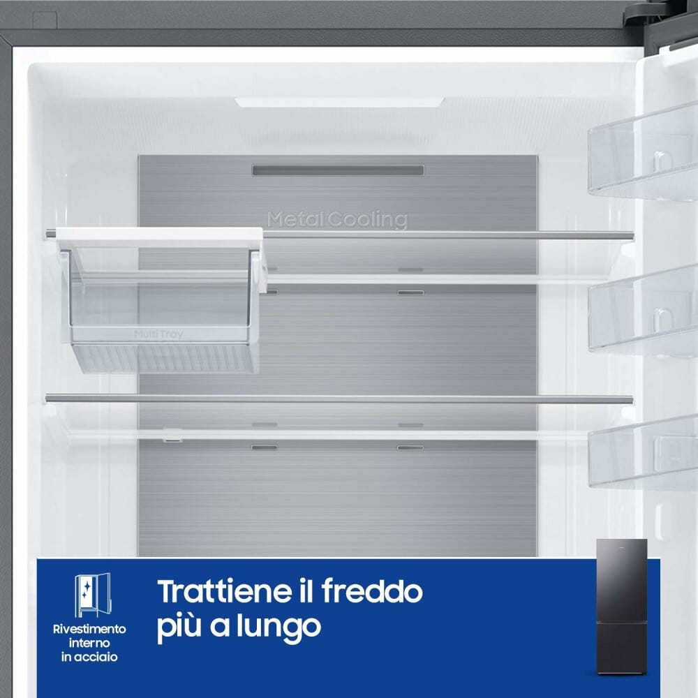 Samsung RB53DG706AB1EF Frigorifero con congelatore a libera installazione cm. 76 h. 203 - lt. 538 - antracite