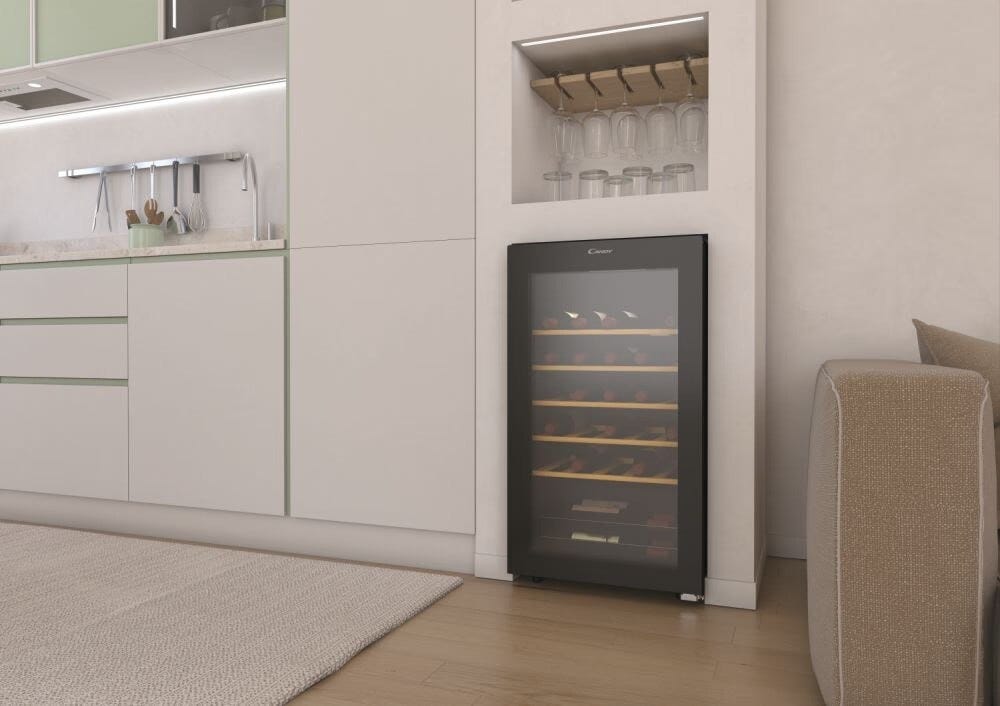 Candy CWC034 DiVino Cantina vini a libera installazione cm. 48 - 34 bottiglie - nero
