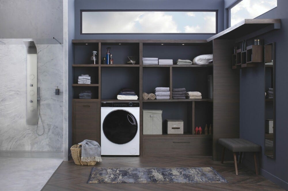 Haier HW150-BP14986E SuperDrum Serie 7 Lavatrice cm. 60 - capacità 15 kg - bianco