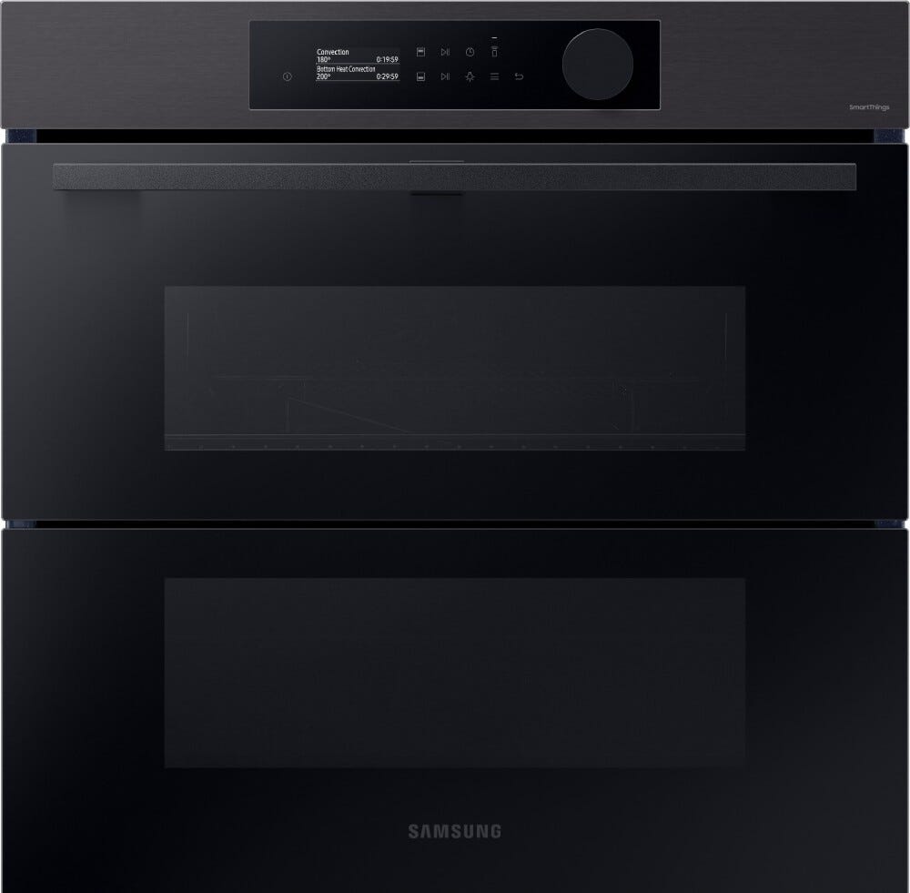 Samsung NV7B57508AB/U2 Dual Cook Flex™ WiFi Doppio forno combinato a vapore pirolitico cm. 60 - grafite opaco