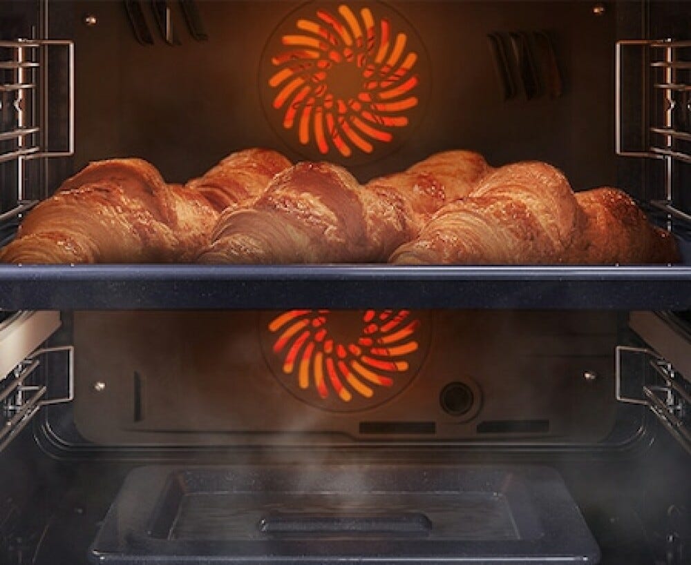 Samsung NV7B57508AB/U2 Dual Cook Flex™ WiFi Doppio forno combinato a vapore pirolitico cm. 60 - grafite opaco