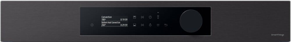 Samsung NV7B57508AB/U2 Dual Cook Flex™ WiFi Doppio forno combinato a vapore pirolitico cm. 60 - grafite opaco
