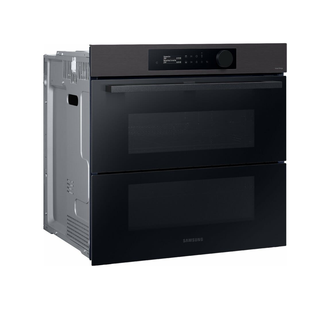 Samsung NV7B57508AB/U2 Dual Cook Flex™ WiFi Doppio forno combinato a vapore pirolitico cm. 60 - grafite opaco